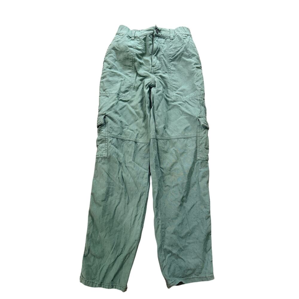Pilcro cargo pants green size xxs
